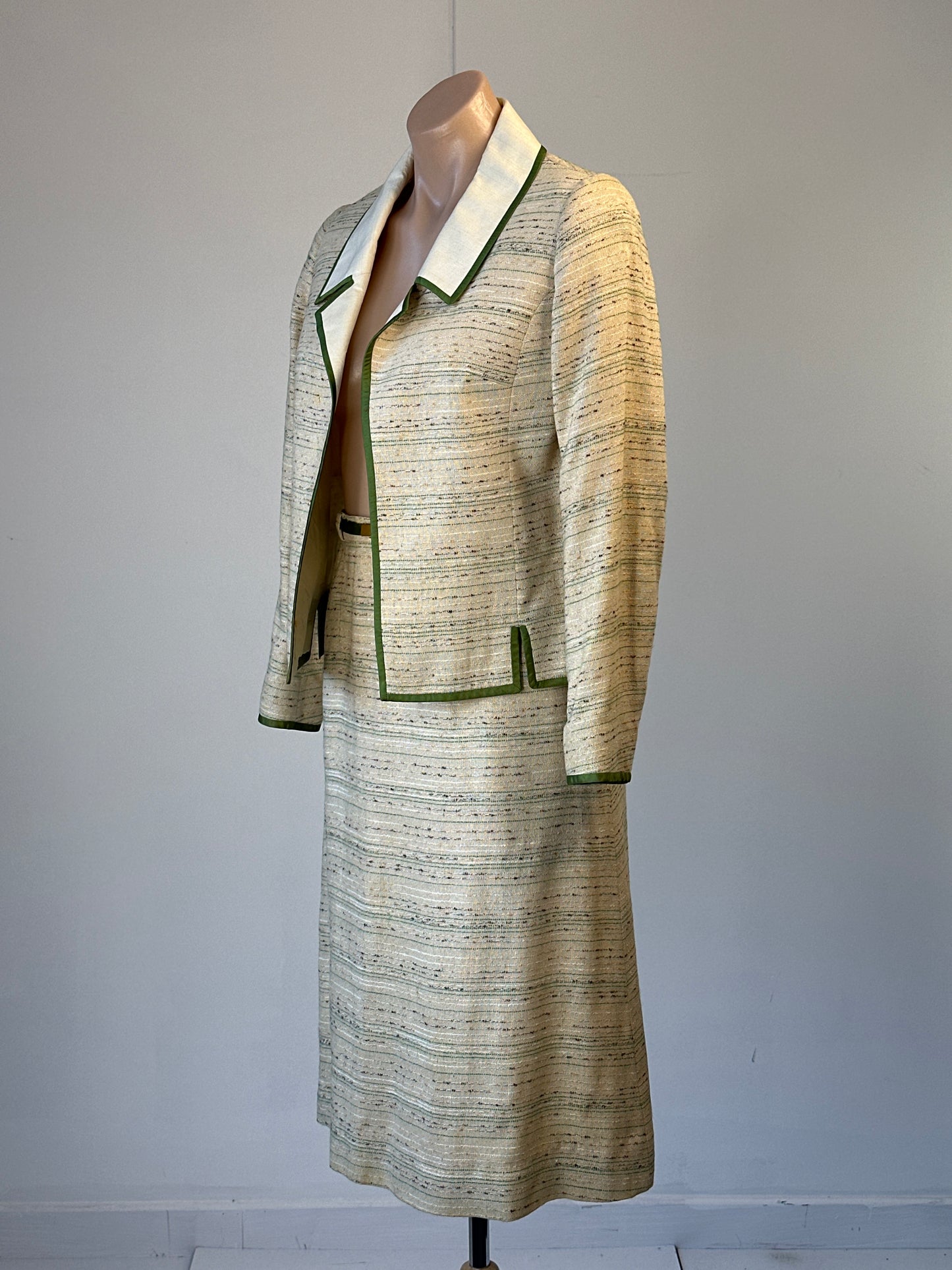 Benson Landes | England | vintage 60's | skirt & jacket set | size 6 | knee length