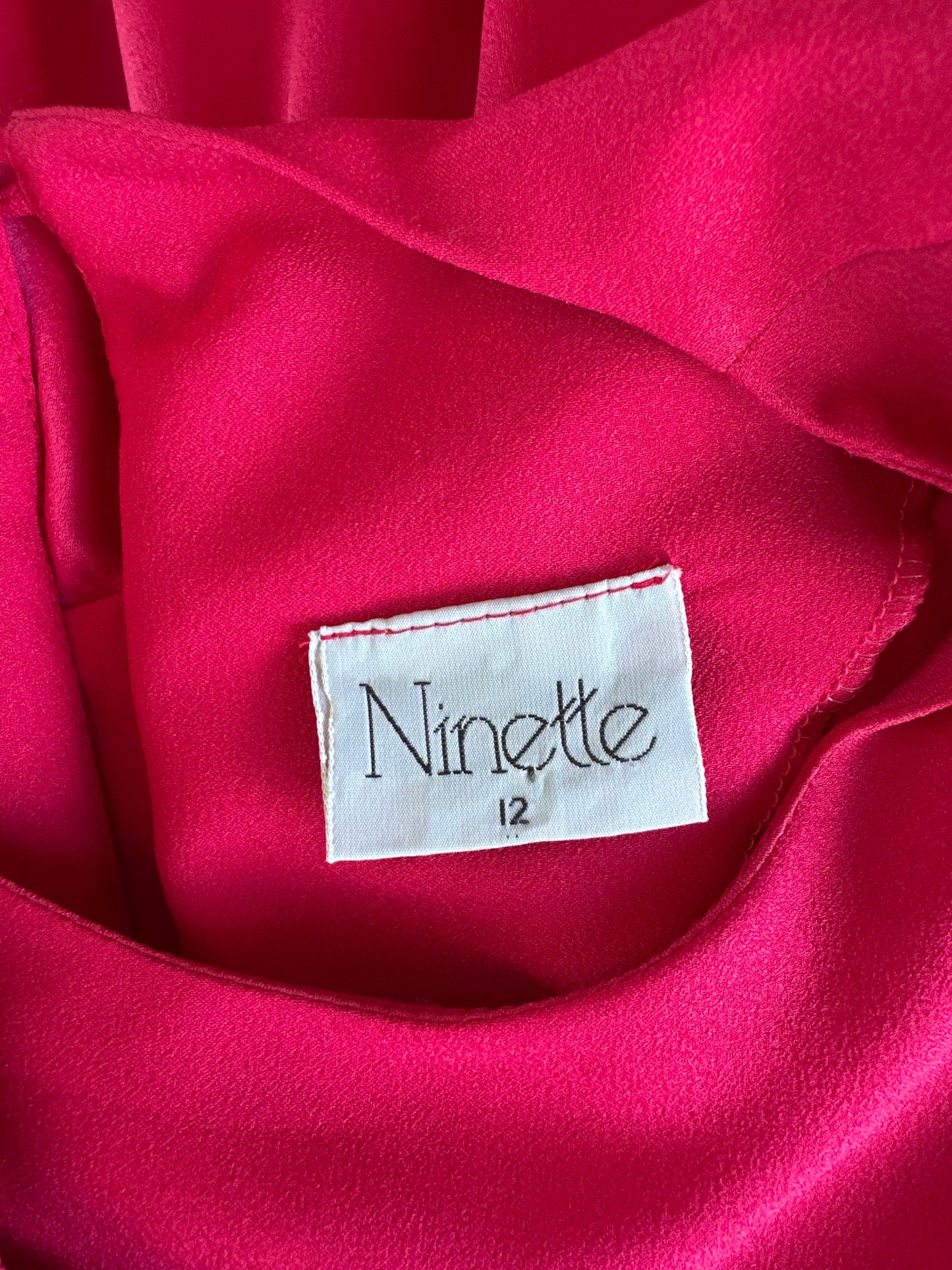 Ninette | vintage 80's | dress | size 12 | midi length