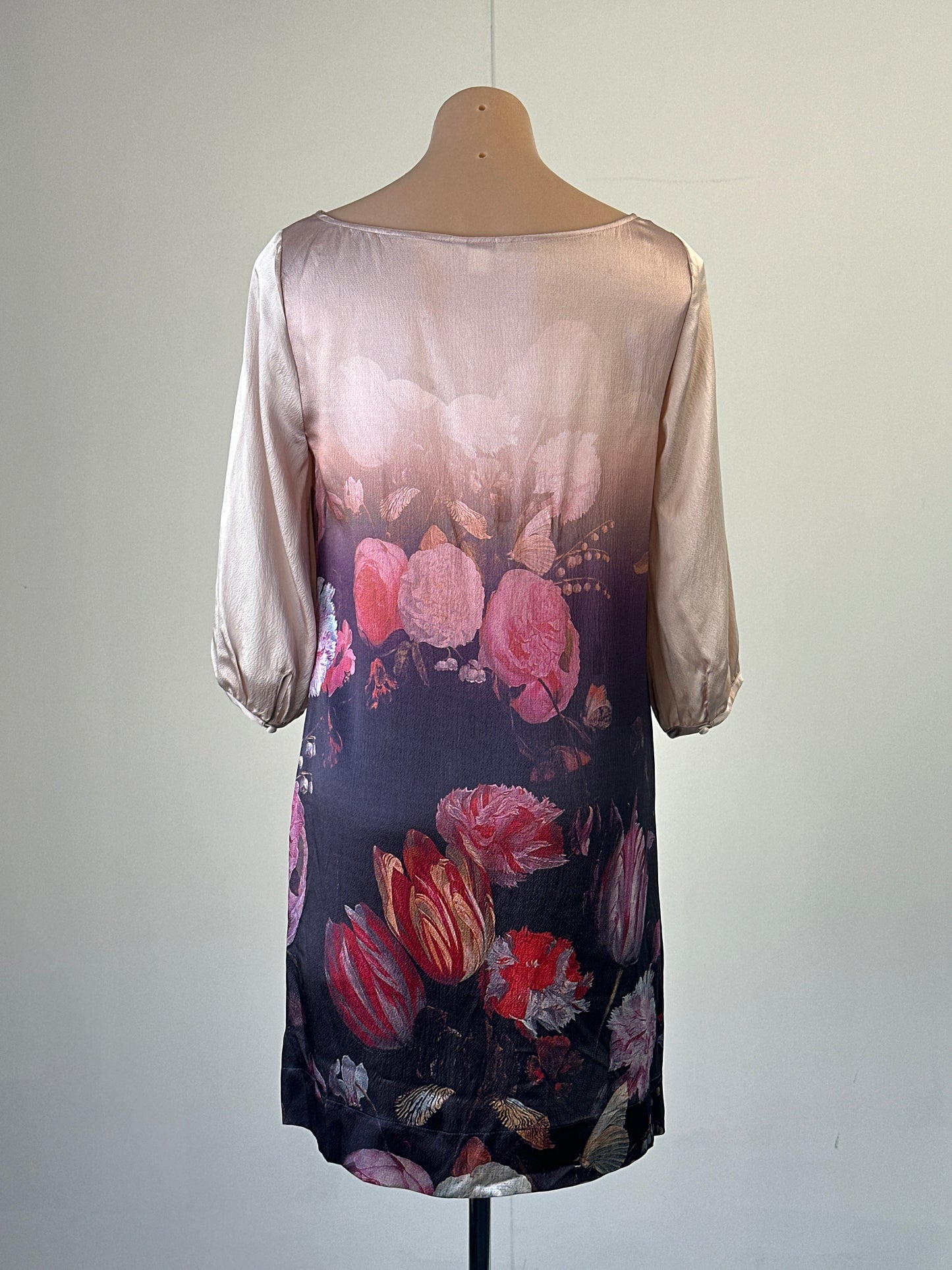 Monsoon | UK | dress | size 12 | knee length | 100% silk