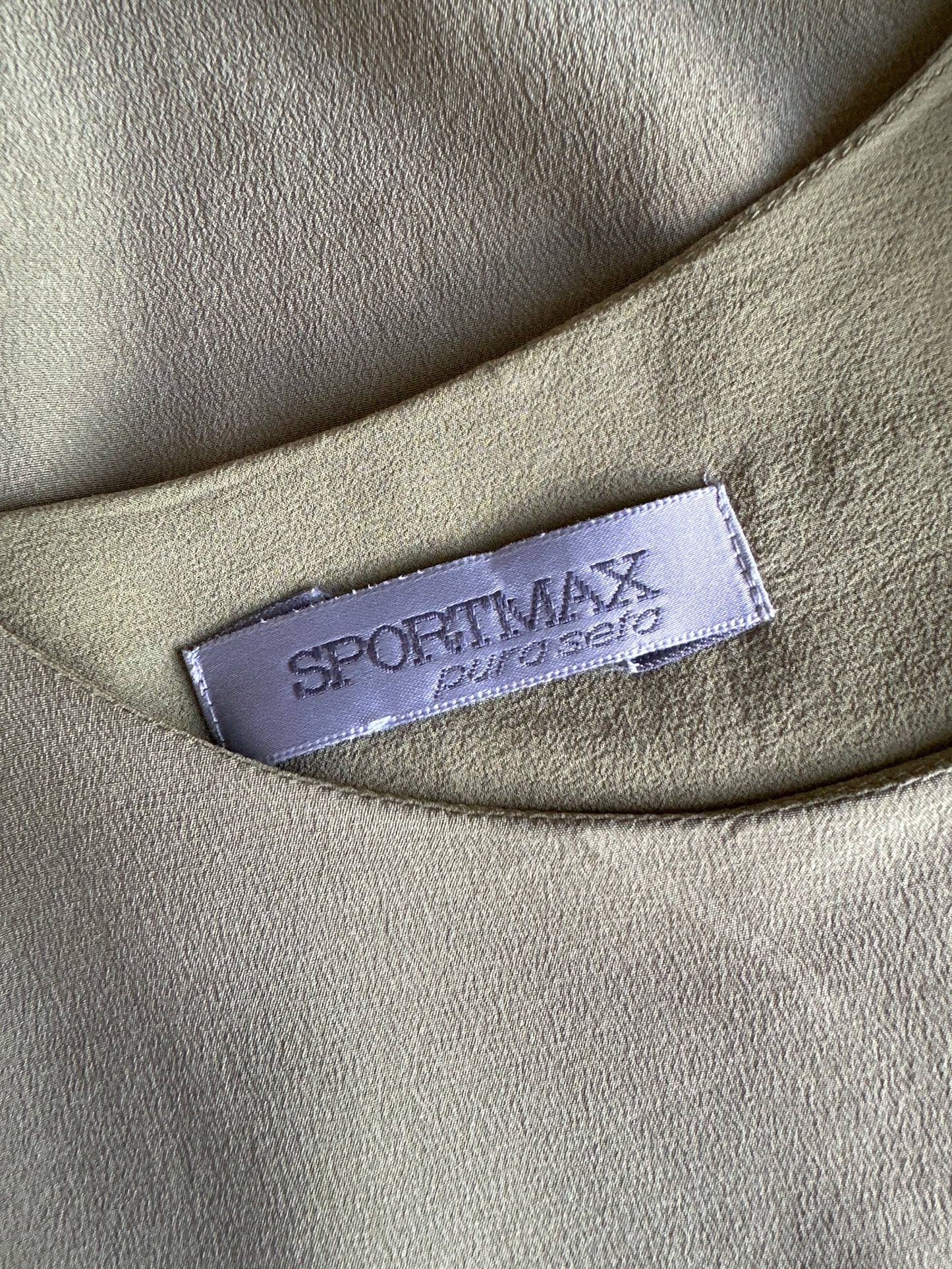 Sportmax | Italy | top | size 10 | sleeveless | 100% silk