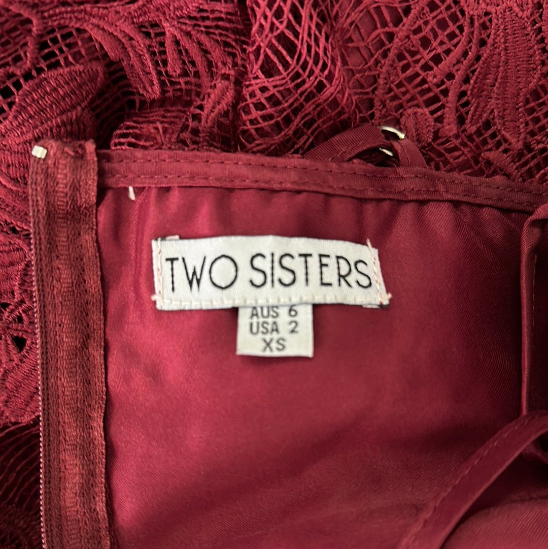 Two Sisters | dress | size 6 | midi length