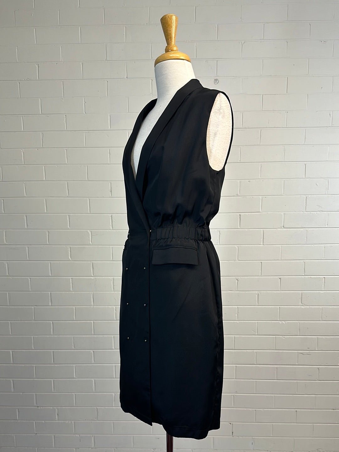 Thurley | dress | size 12 | knee length | 100% silk | made in Australia