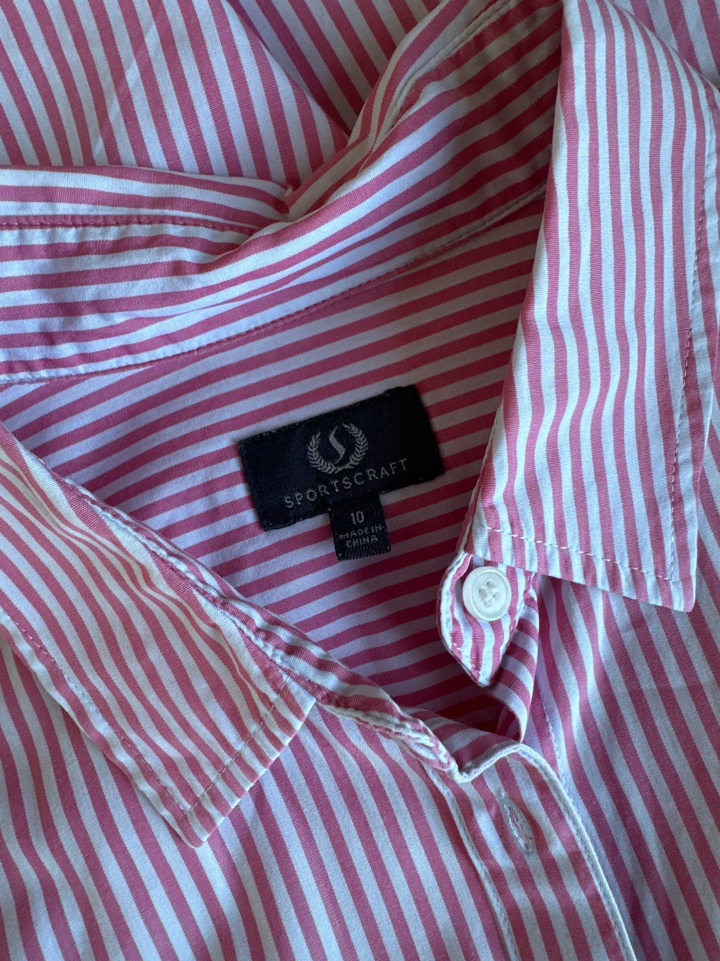 Sportscraft | shirt | size 10 | long sleeve | 100% cotton