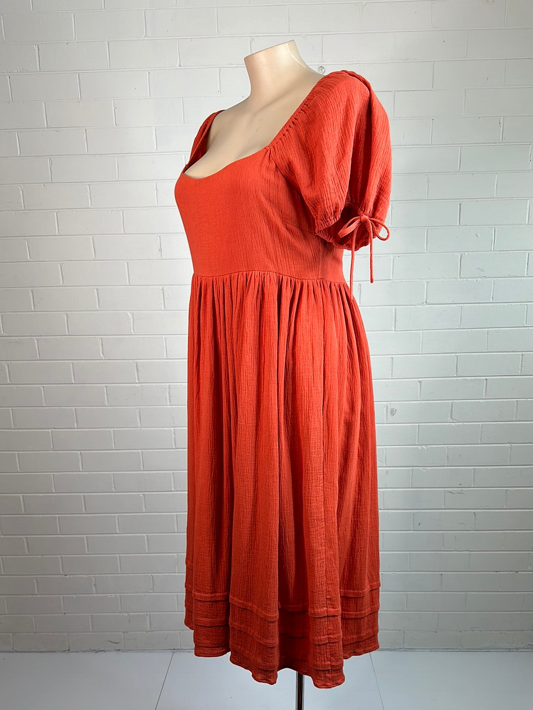 Atmos & Here | dress | size 16 | midi length | 100% cotton | new with tags