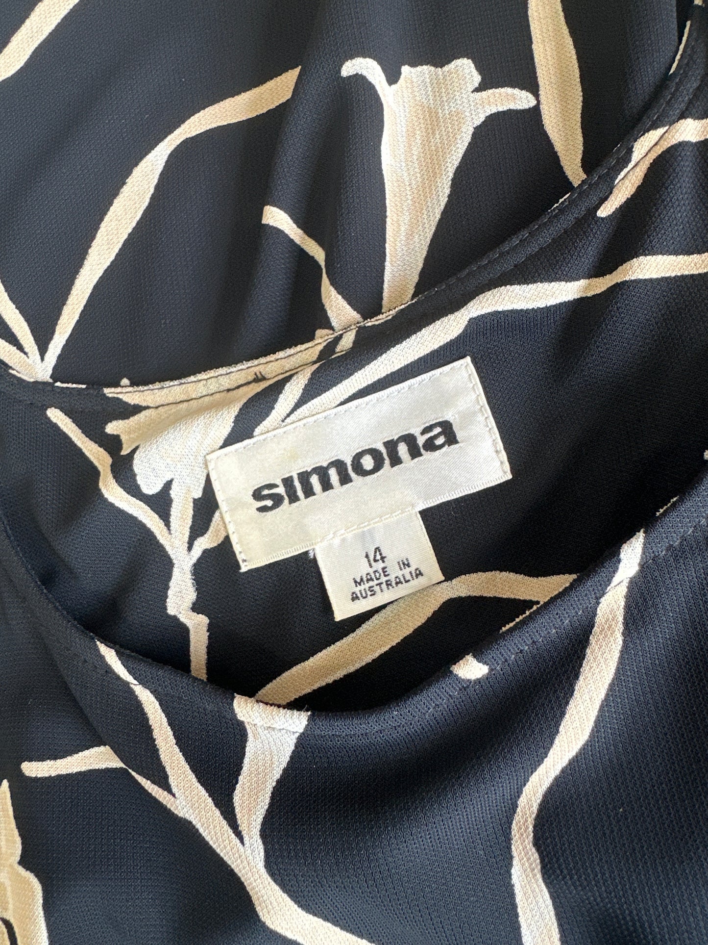 Simona | dress | size 14 | midi length | made in Australia 🇦🇺