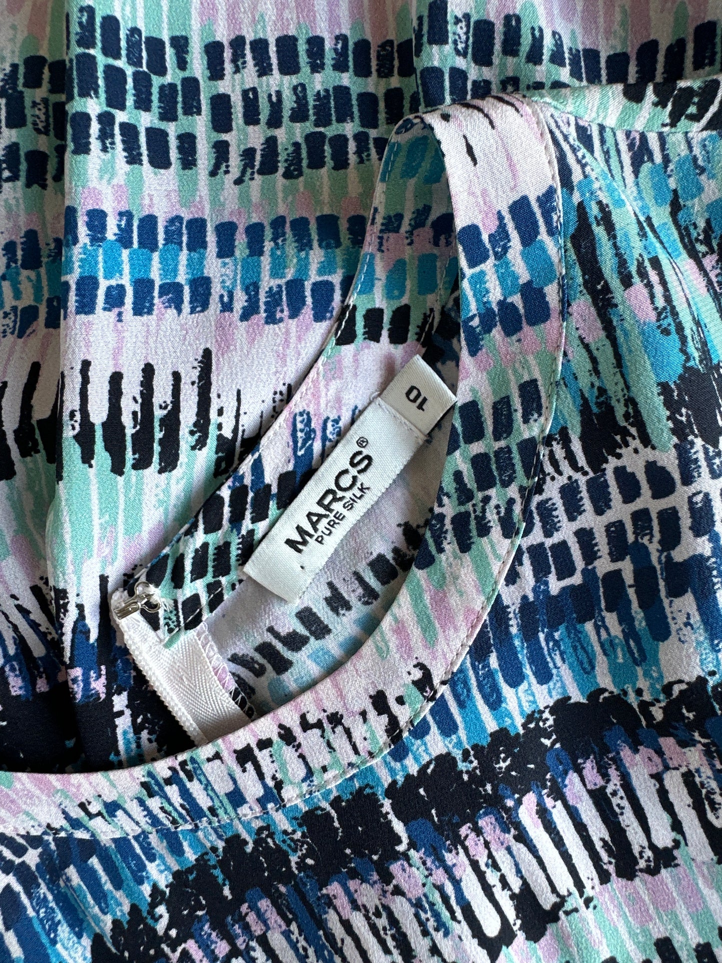 MARCS | dress | size 10 | knee length | 100% silk