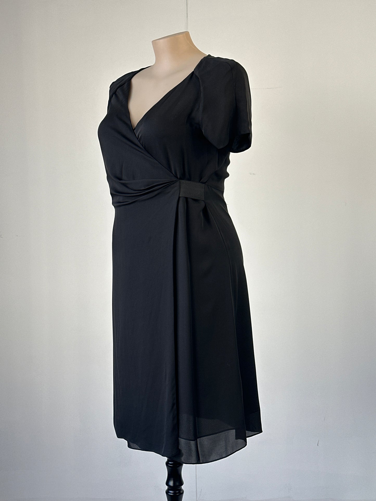Sportscraft | dress | size 14 | midi length | 100% silk