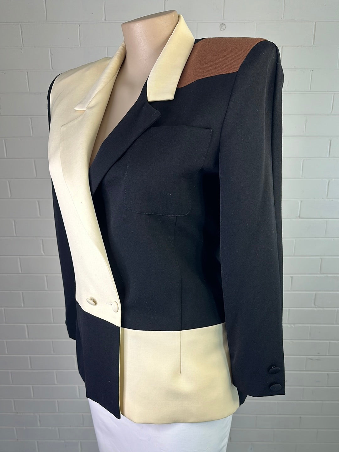 Danielle | vintage 80's | jacket | size 14 | double breasted | 100% wool | made in Australia ๐ฆ๐บ