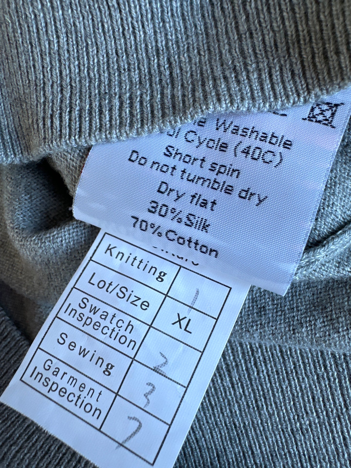 Woolovers | vest | size 16 | round neck | silk cotton blend