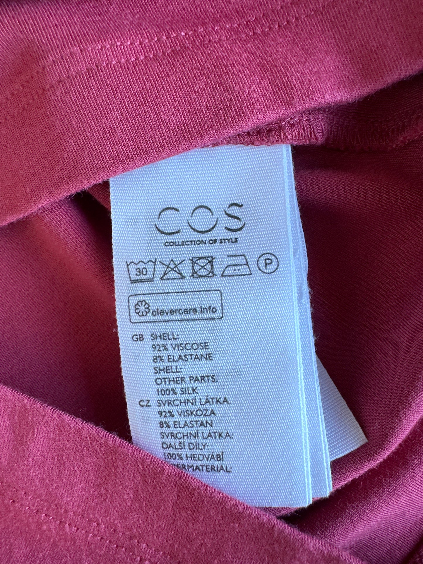 COS | top | size 12 | short sleeve