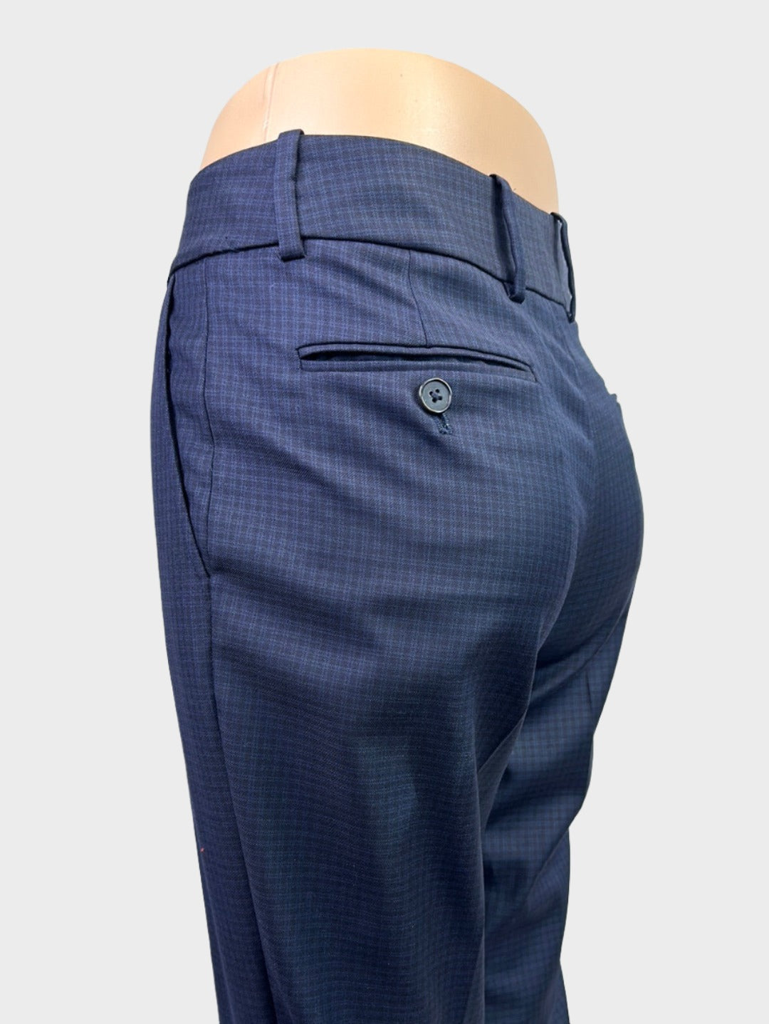 Herringbone | pants | size 8 | straight leg