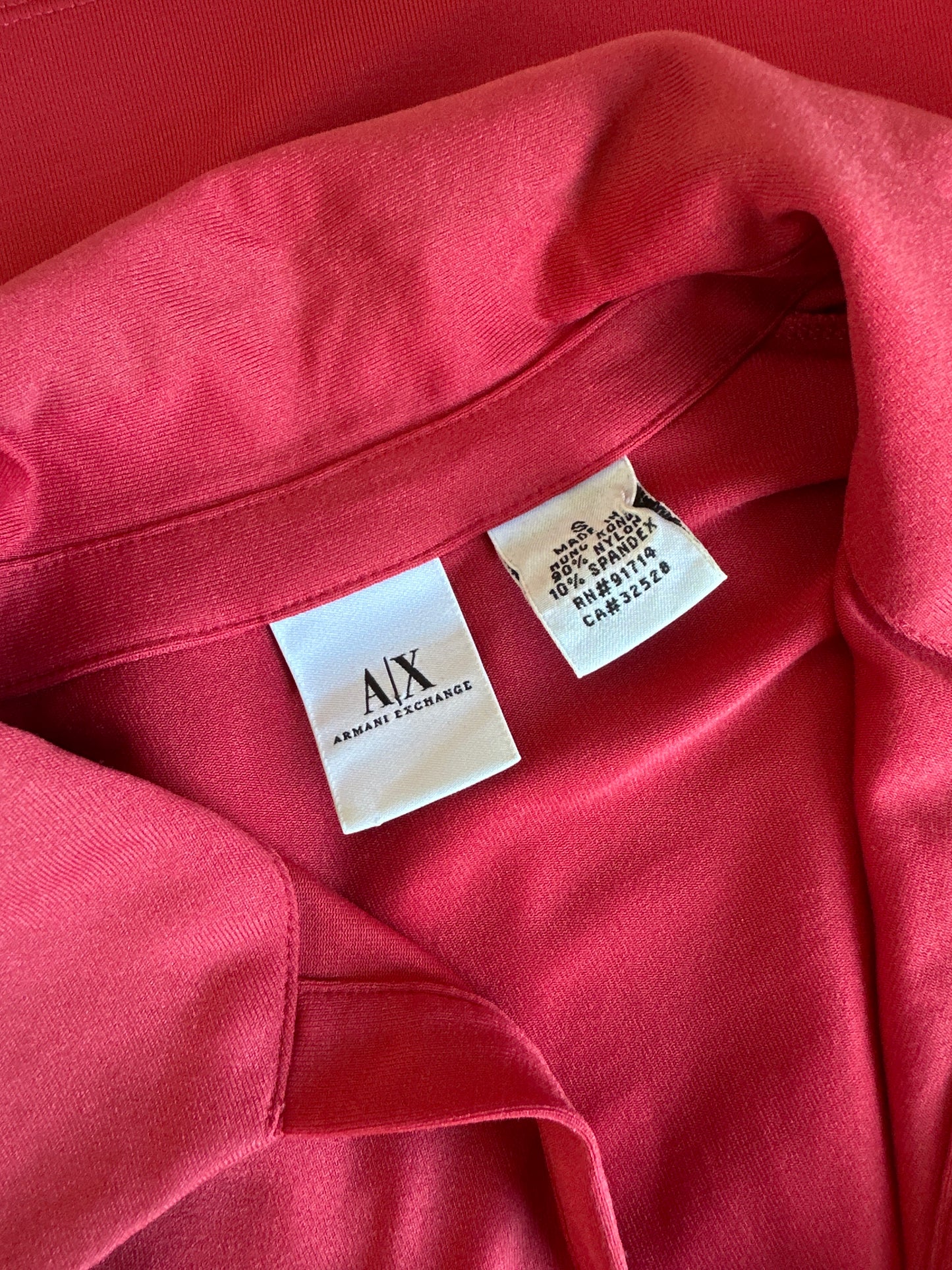 Armani Exchange | Italy | vintage 90's | top | size 8 | long sleeve | made in Hong Kong