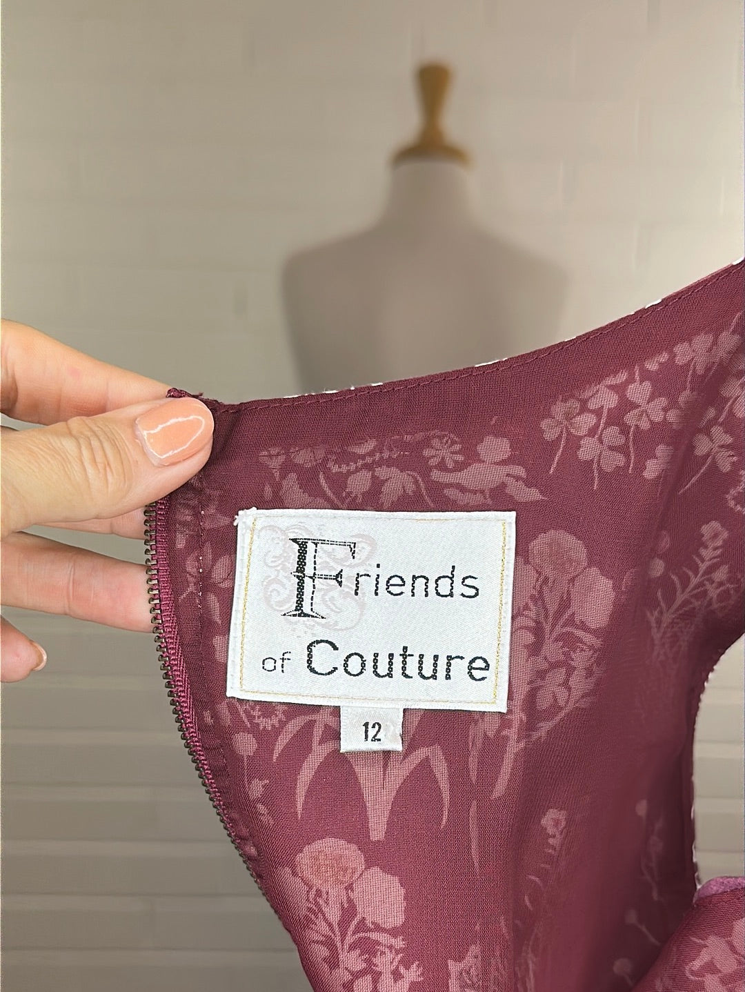 Friends of Couture | dress | size 12 | knee length
