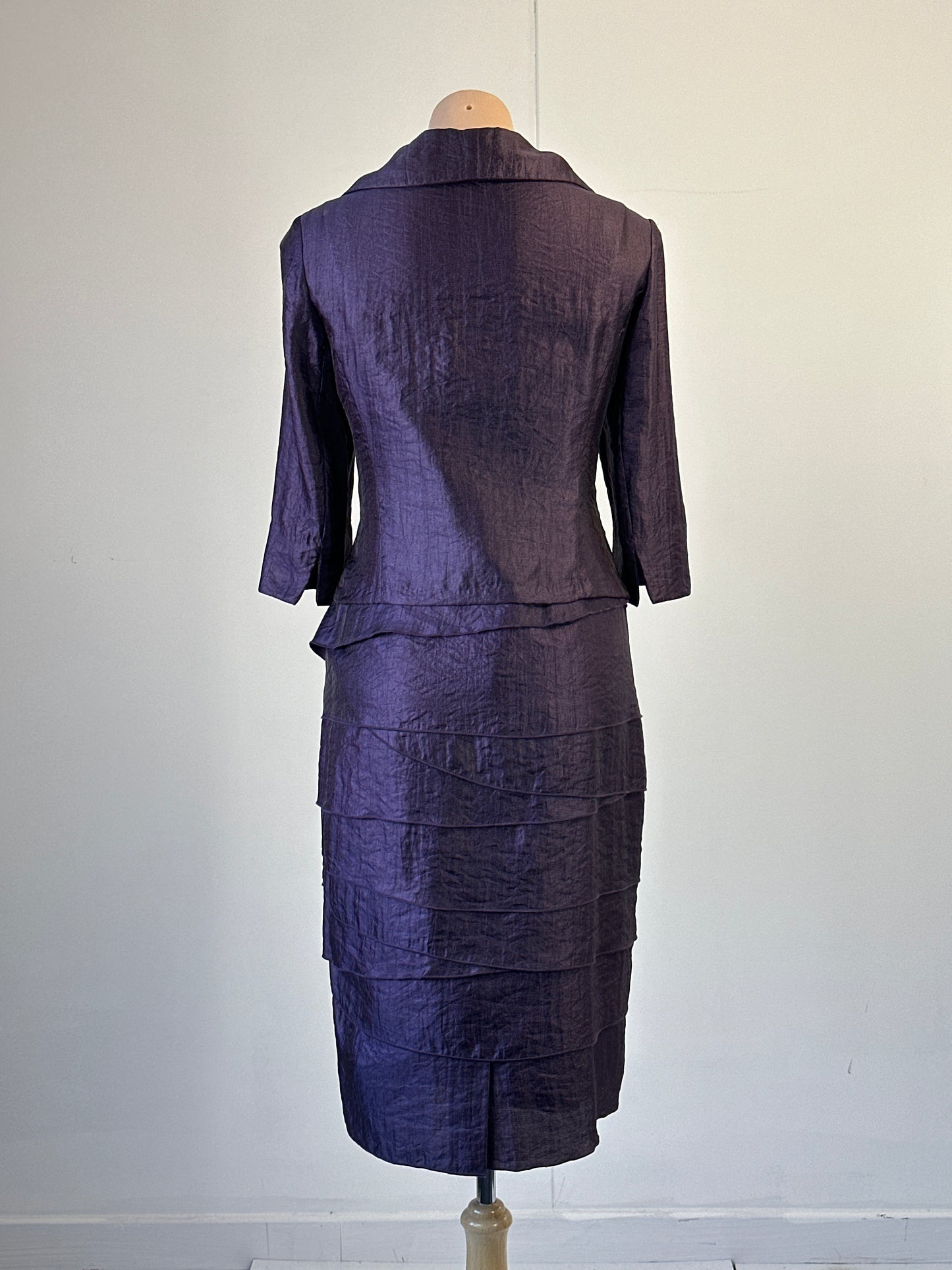 Queenspark | dress & jacket set | size 12 | midi length