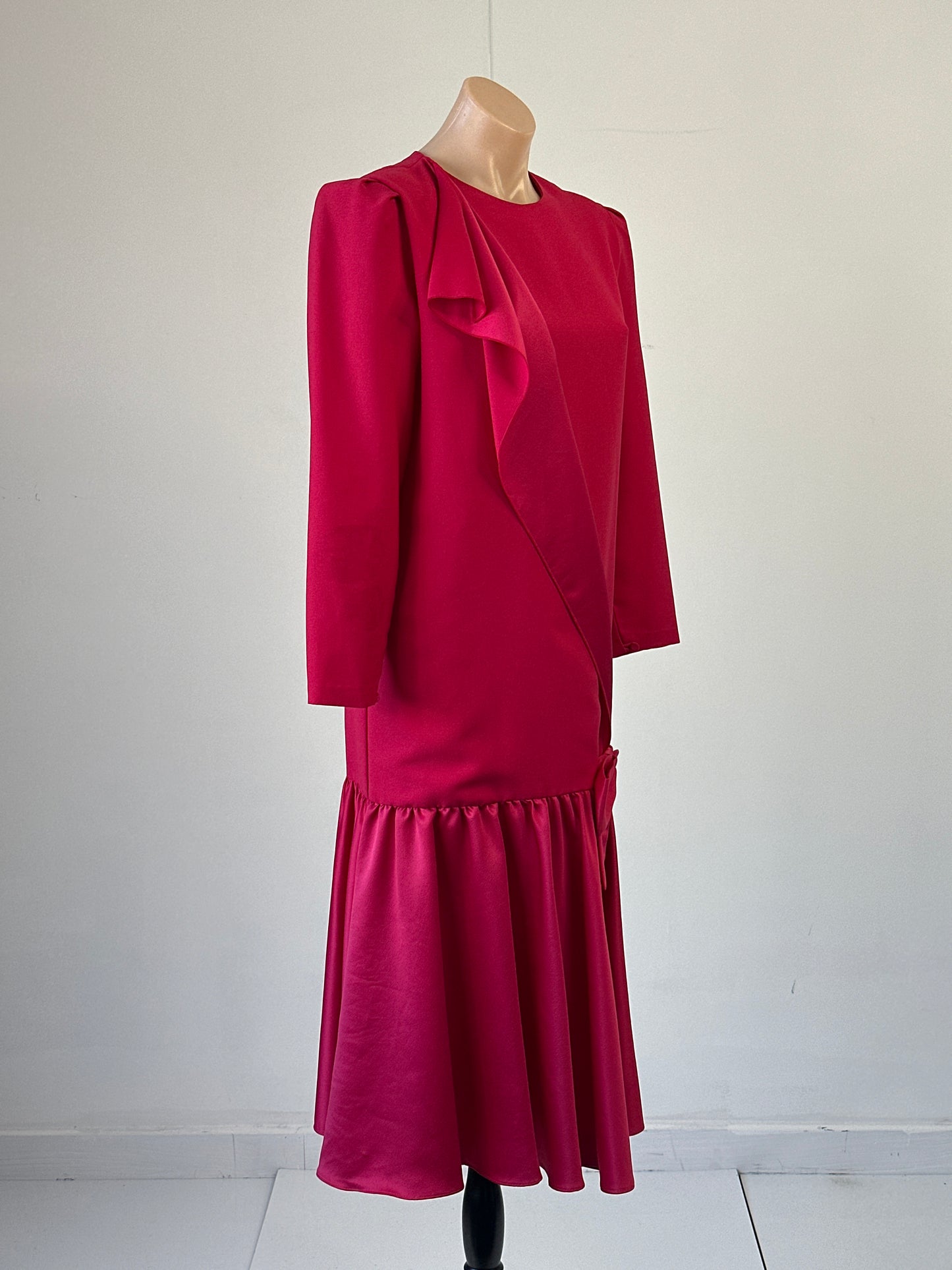 Ninette | vintage 80's | dress | size 12 | midi length