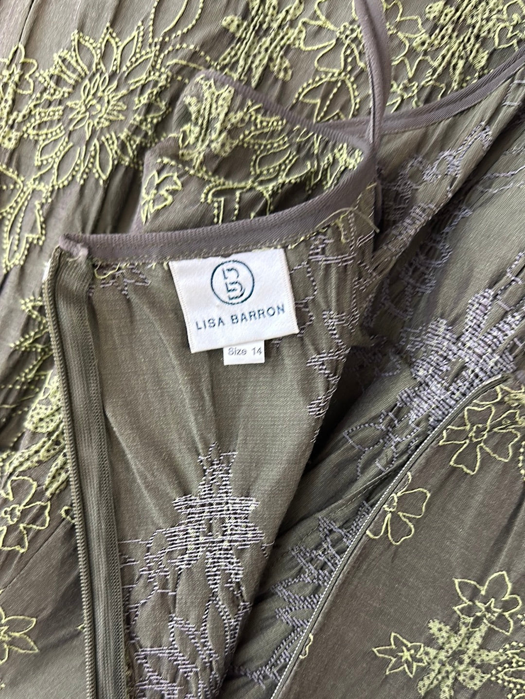 Lisa Barron | vintage 90's | dress | size 14 | knee length