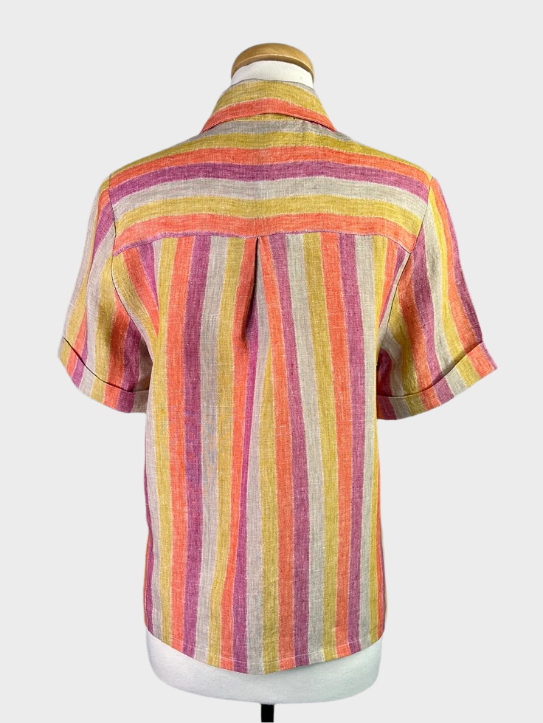 Cable | shirt | size 8 | sleeve | 100% linen | new with tags | made in Australia 🇦🇺