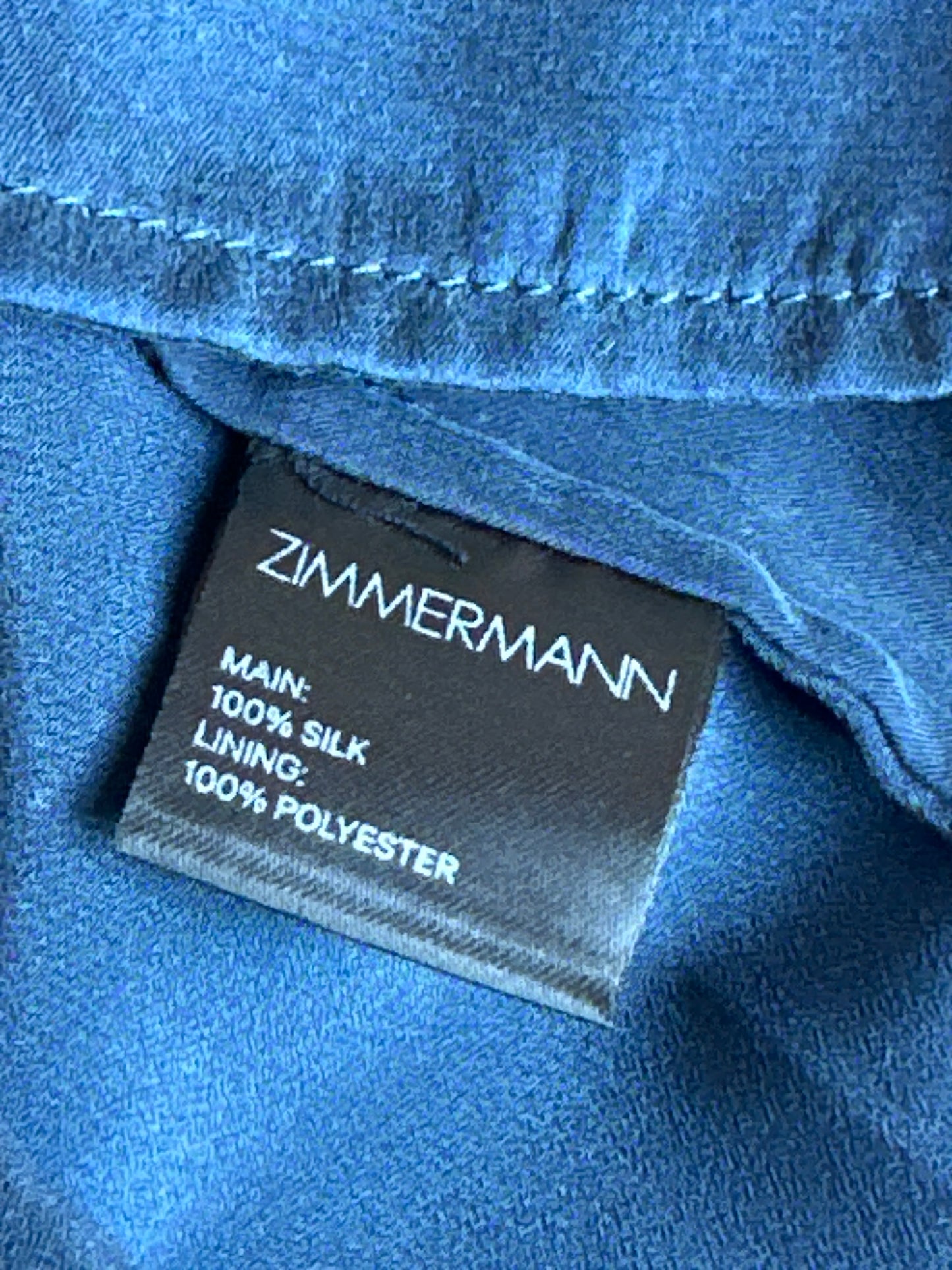Zimmermann | dress | size 6 | midi length | 100% silk