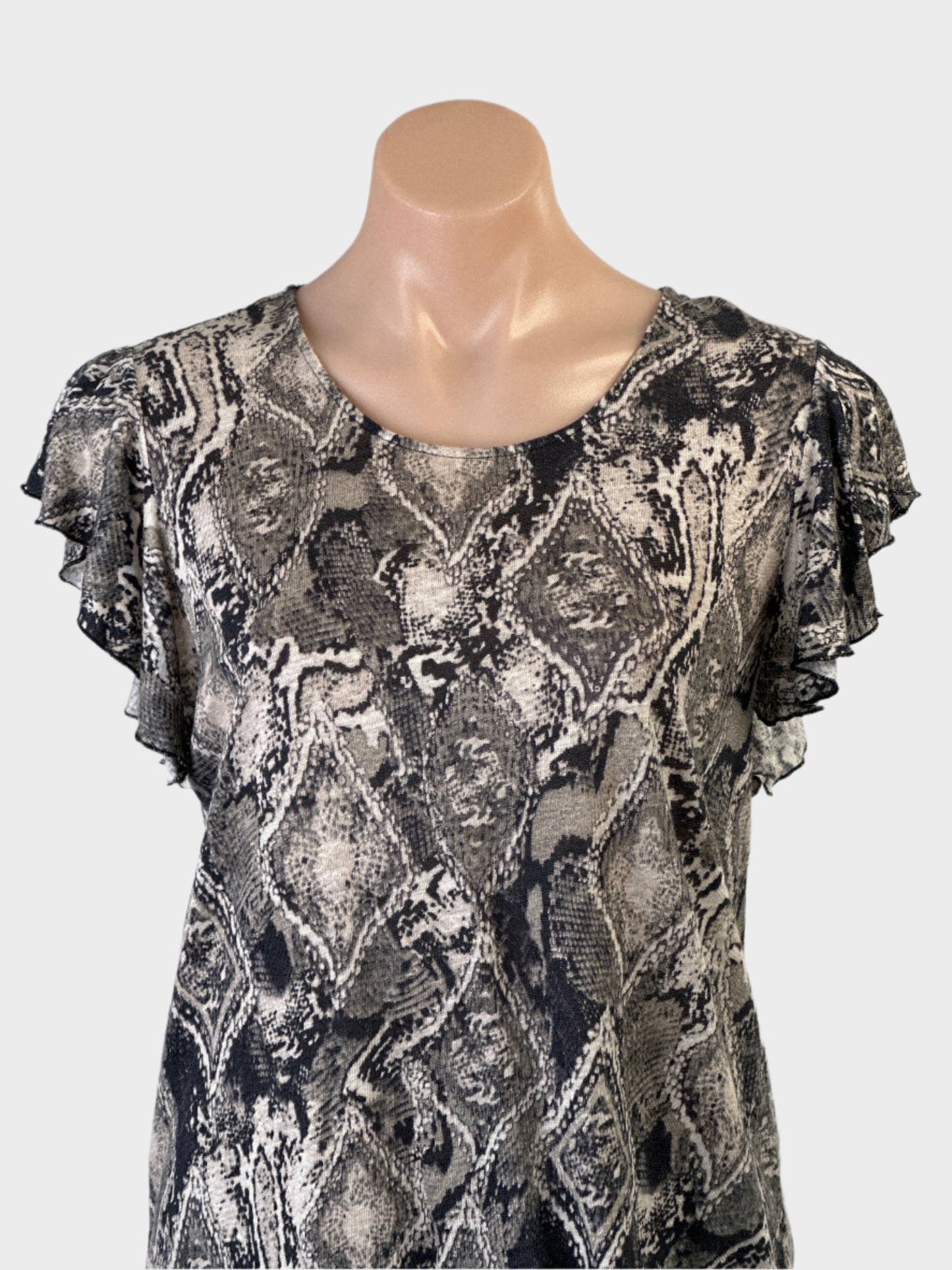 Husk | top | size 12 | short sleeve | 100% linen