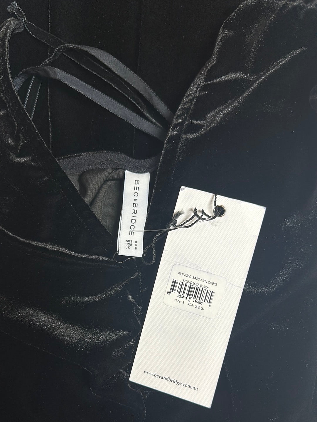 Bec + Bridge | dress | size 8 | midi length | new with tags | made in Australia