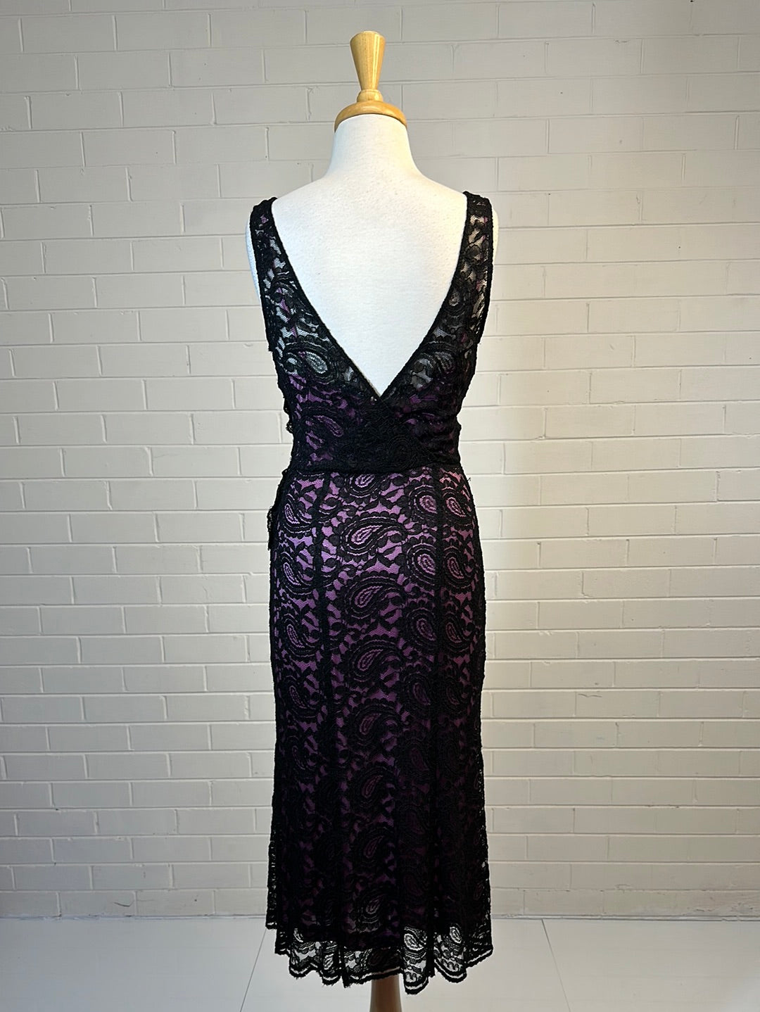 Howard Showers | vintage 90's | dress | size 12 | midi length | made in Australia