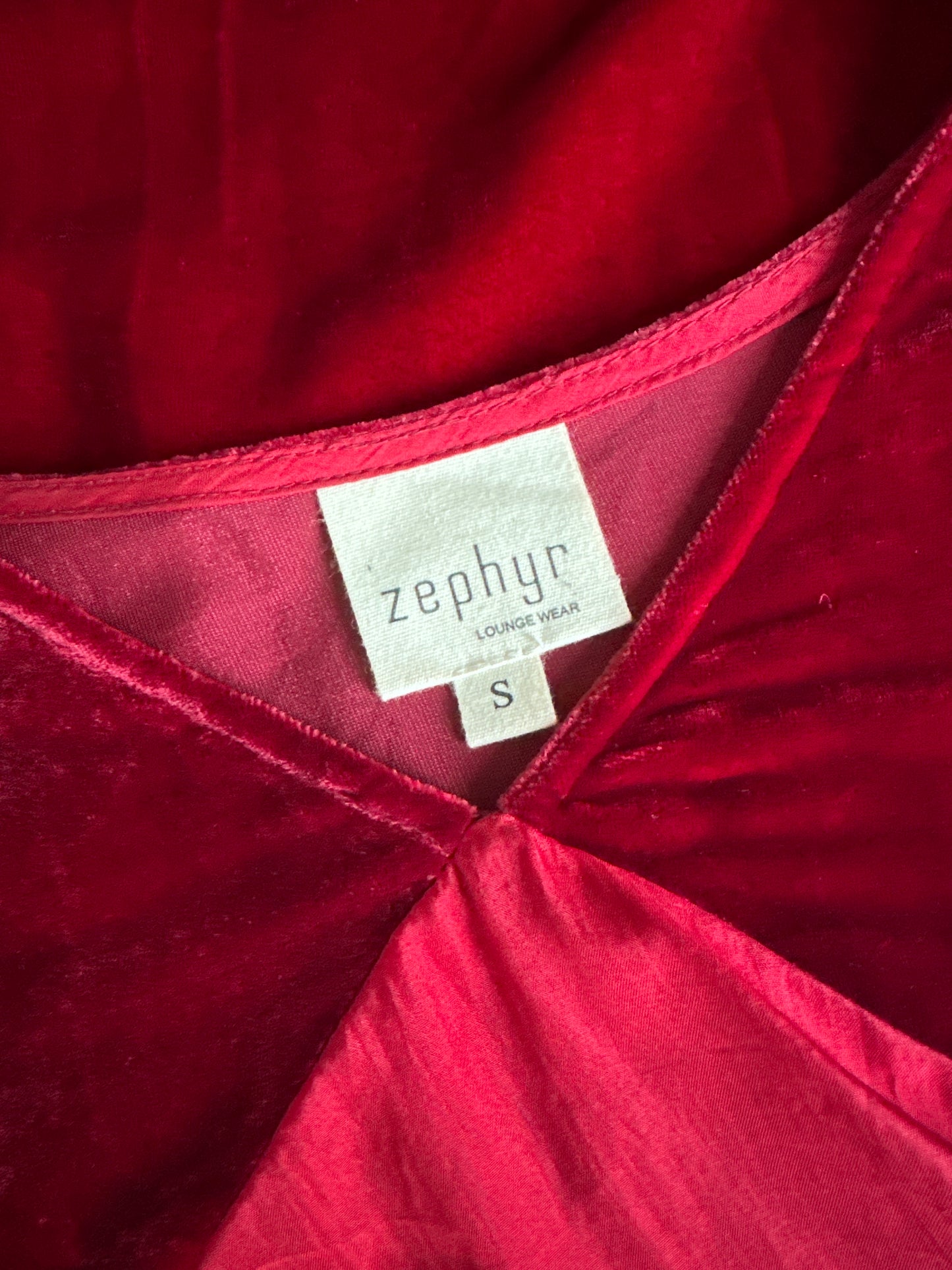 Zephyr | top | size 14 | three quarter sleeve | 100% silk