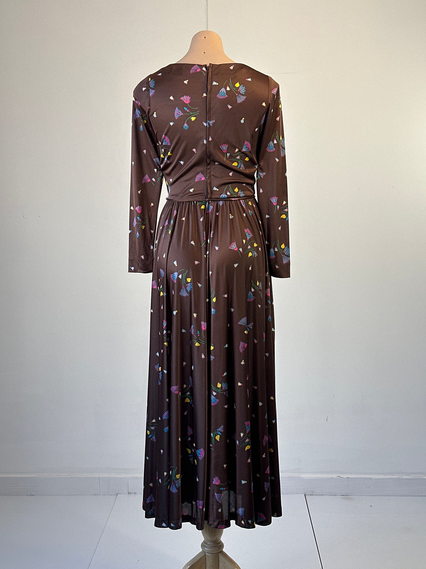 Tullo | rare vintage 70's | dress | size 12 | maxi length