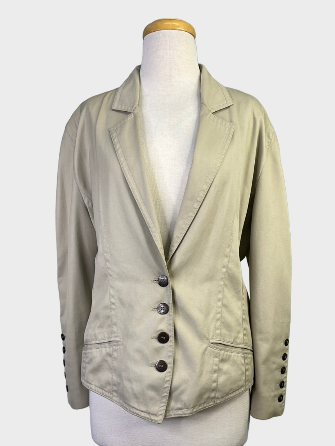 Louis Féraud | Paris | vintage 80's | jacket | size 12 | single breasted | 100% cotton