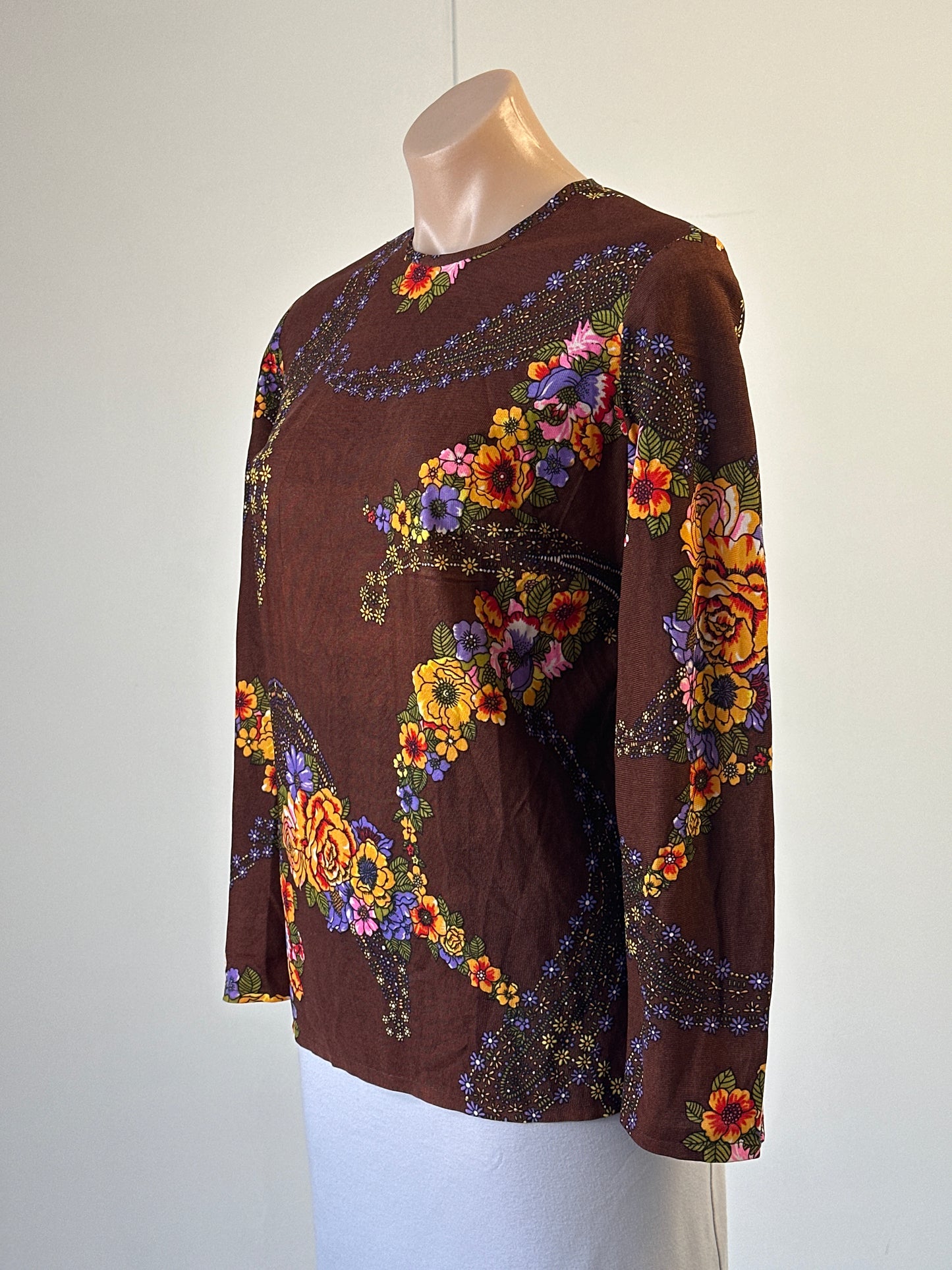 Delden | vintage 70's | top | size 18 | long sleeve