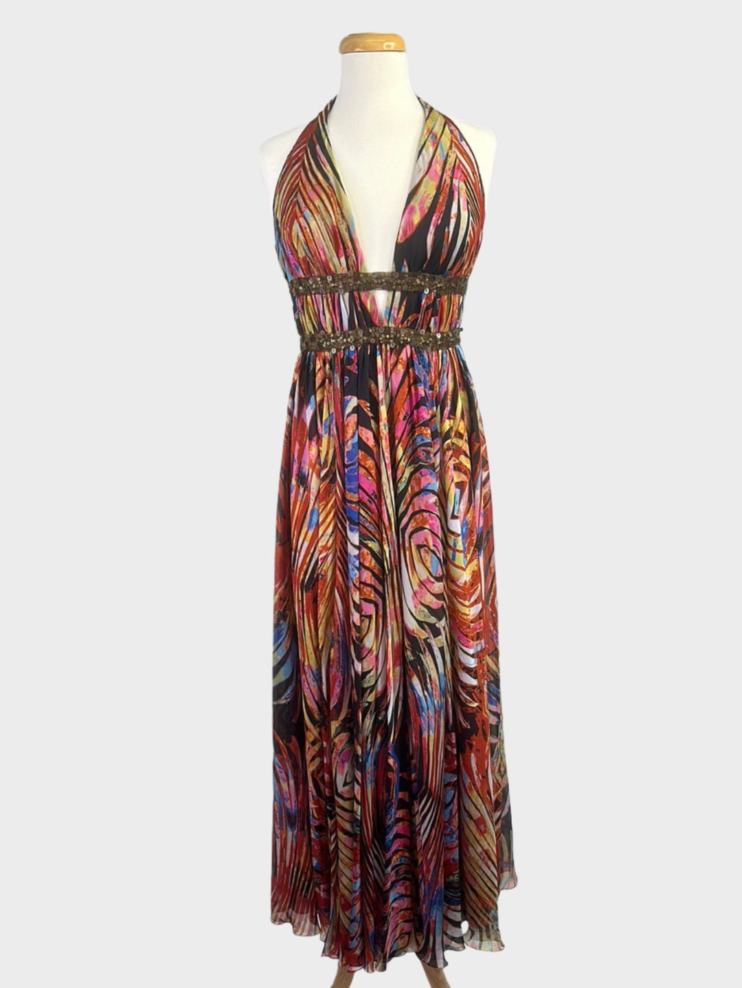 After Seven | gown | size 12 | maxi length | 100% silk