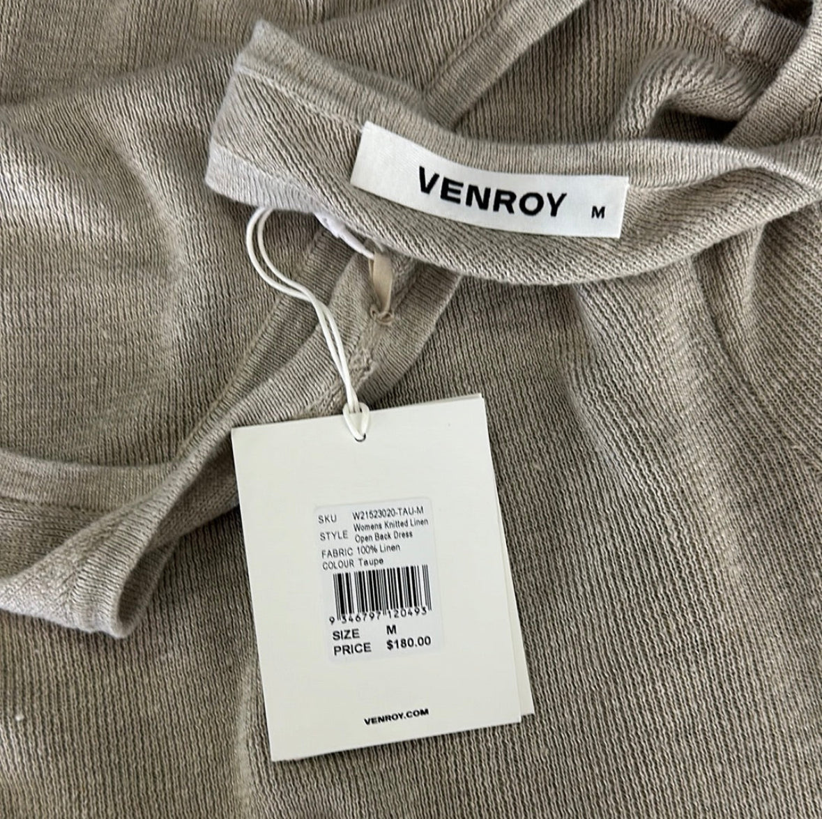 Venroy | dress | size 10 | maxi length | 100% linen | new with tags
