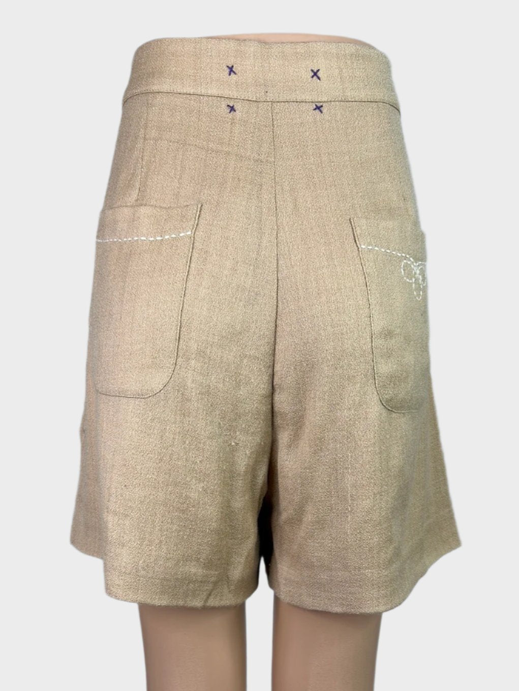 Easton Pearson | vintage 90's | shorts | size 10 | high rise waist | 100% wool
