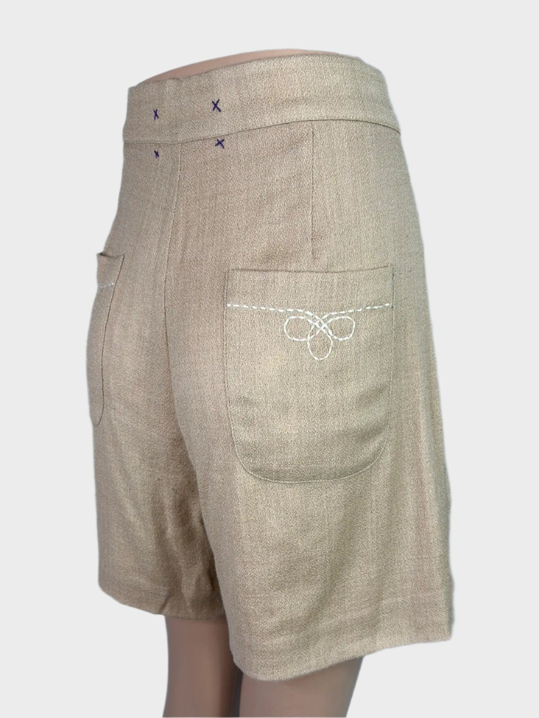Easton Pearson | vintage 90's | shorts | size 10 | high rise waist | 100% wool