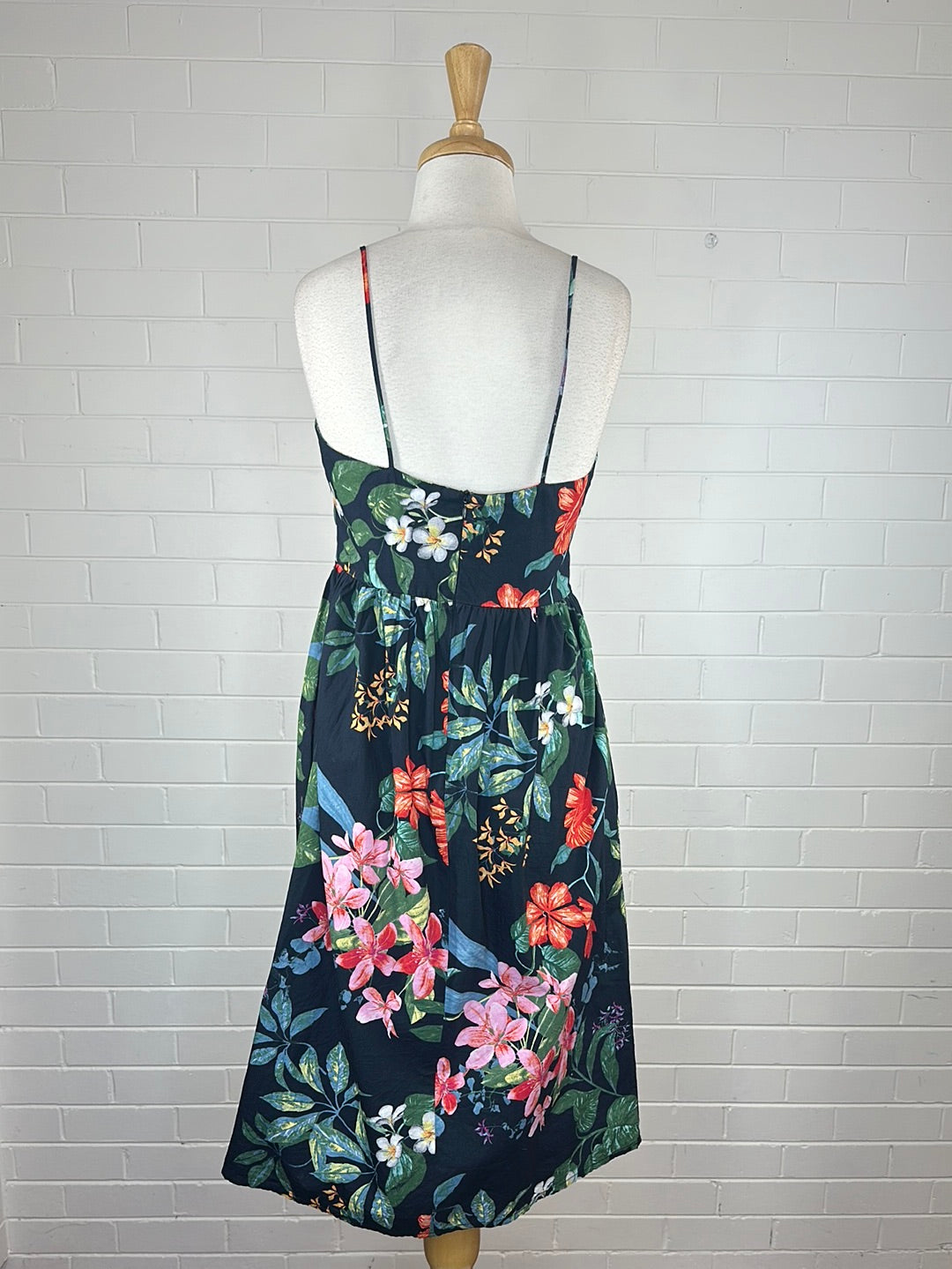 MNG | dress | size 10 | midi length | 100% cotton