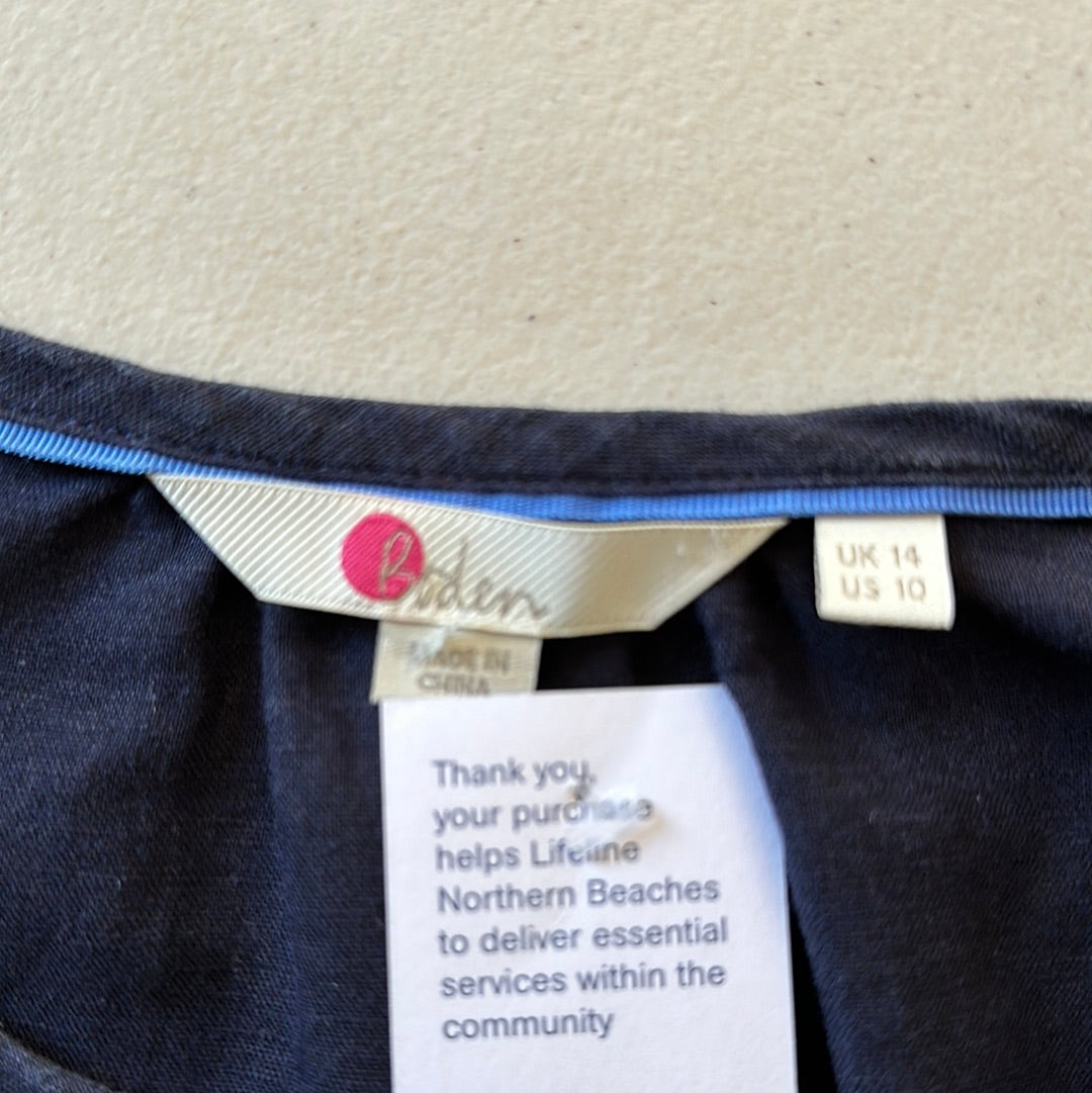 Boden | UK | top | size 14 | three quarter sleeve