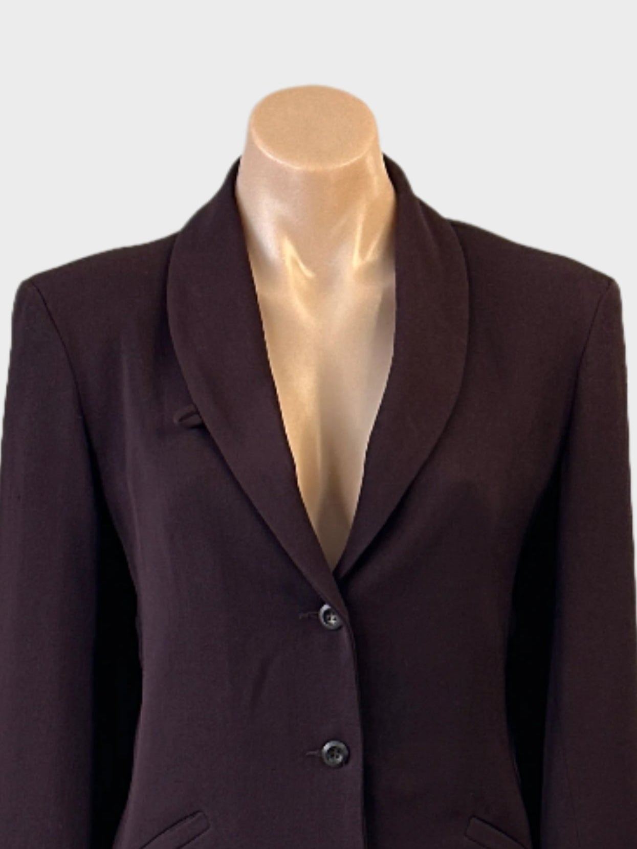 Sara Sturgeon | UK | vintage 90's | coat | size 10 | single breasted | made in France