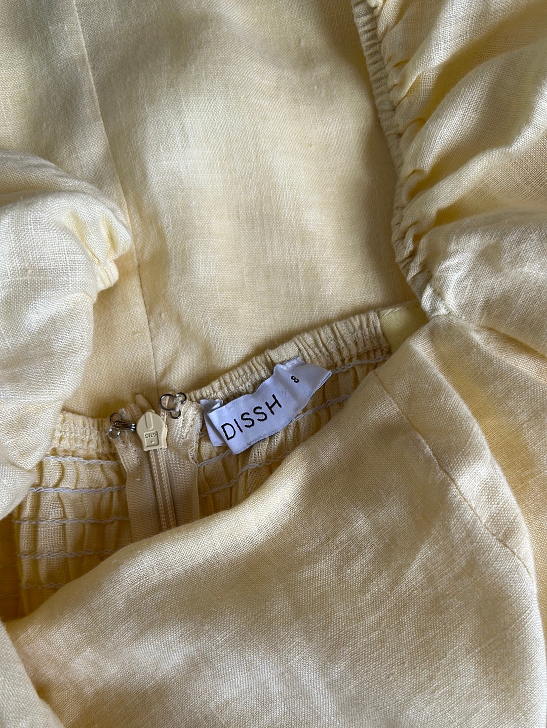 DISSH | dress | size 8 | mini length | 100% linen