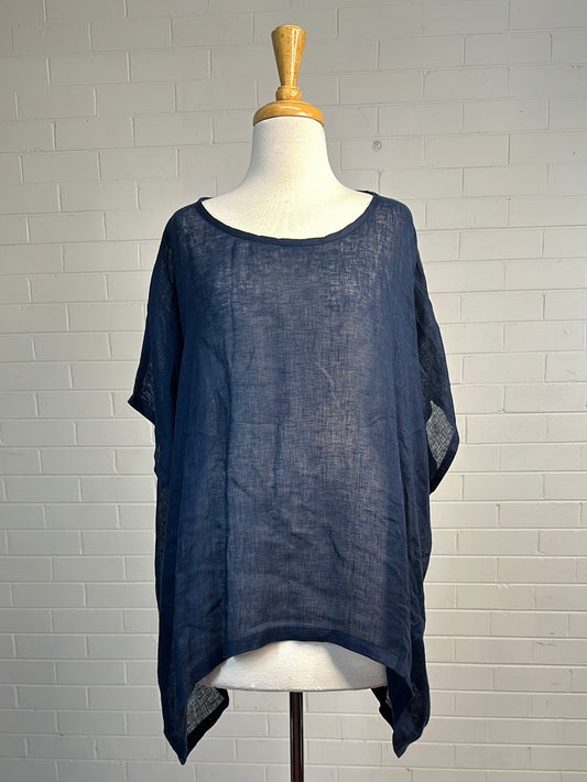 Frockk | top | one size | short sleeve | 100% linen