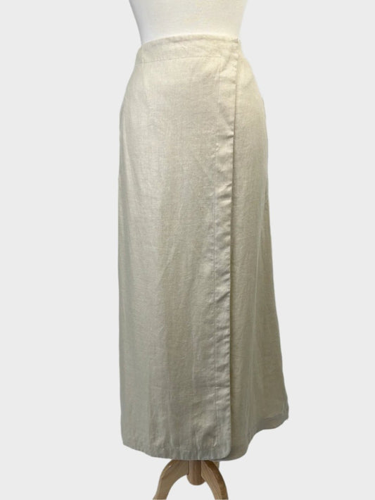 BONDI BORN | skirt | size 10 | maxi length | 100% linen