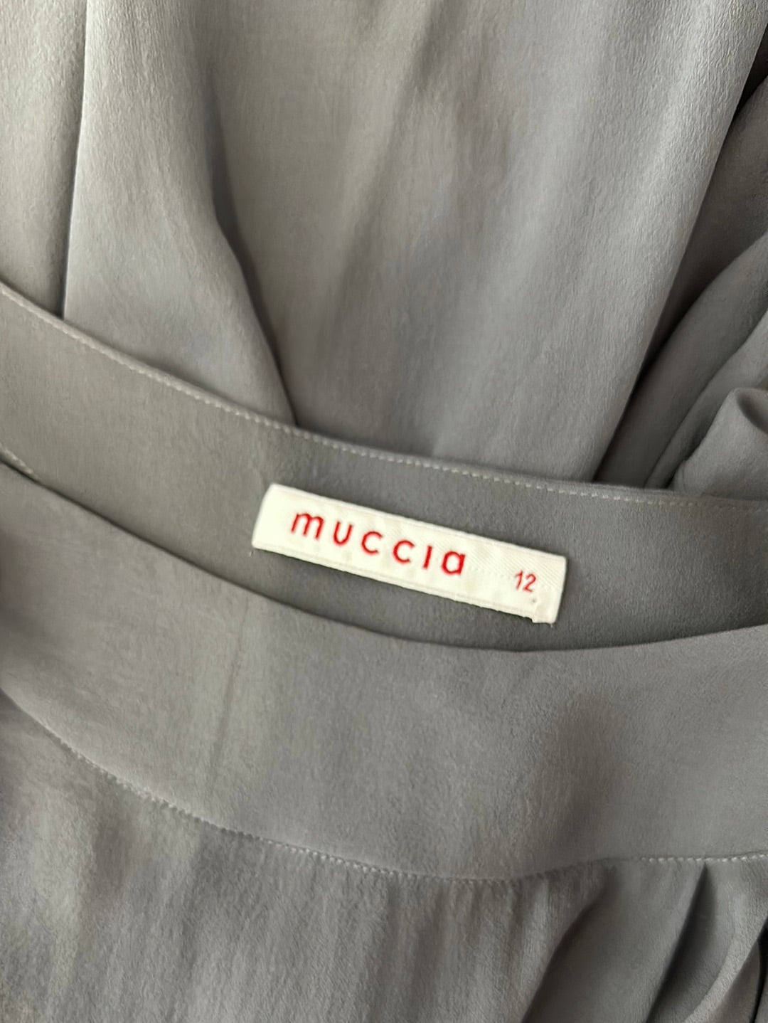 Muccia | dress | size 12 | knee length | 100% silk | made in Australia