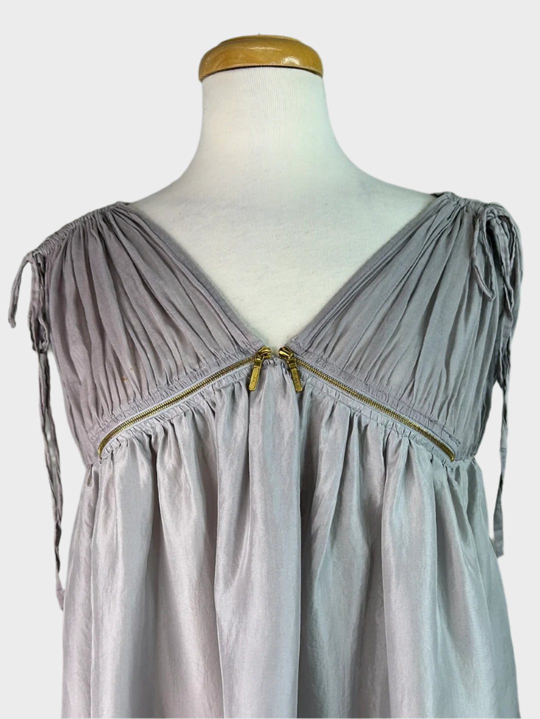 Kirrily Johnston | top | size 10 | sleeveless | silk & cotton