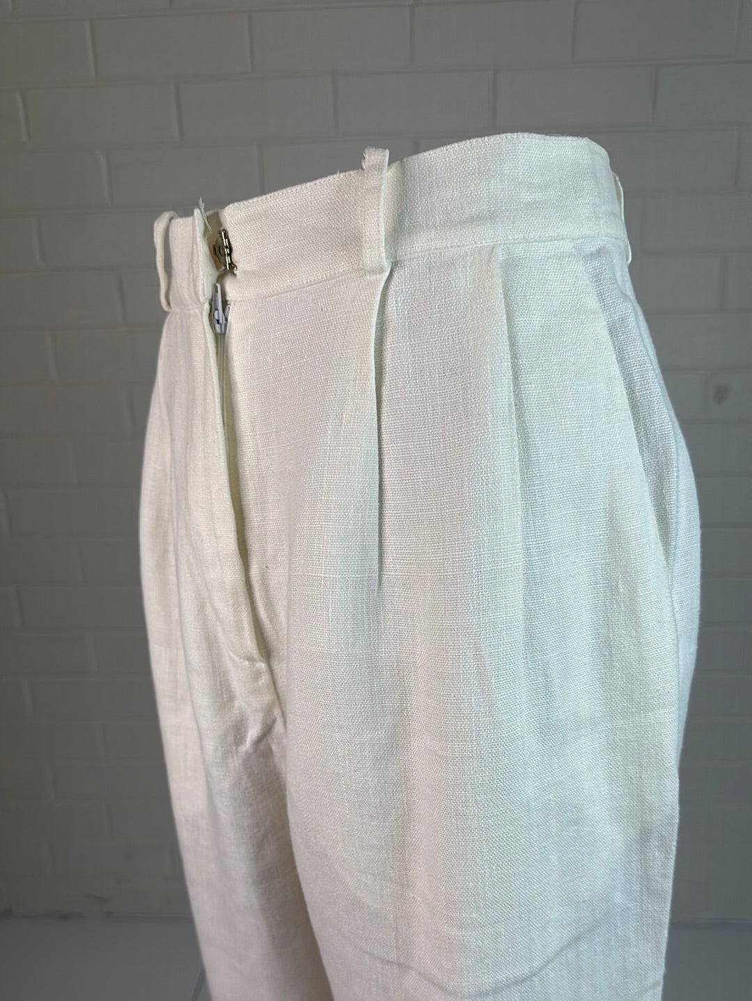 Trent Nathan | vintage 90's | pants | size 10  | straight leg | 100% linen | made in Australia 🇦🇺