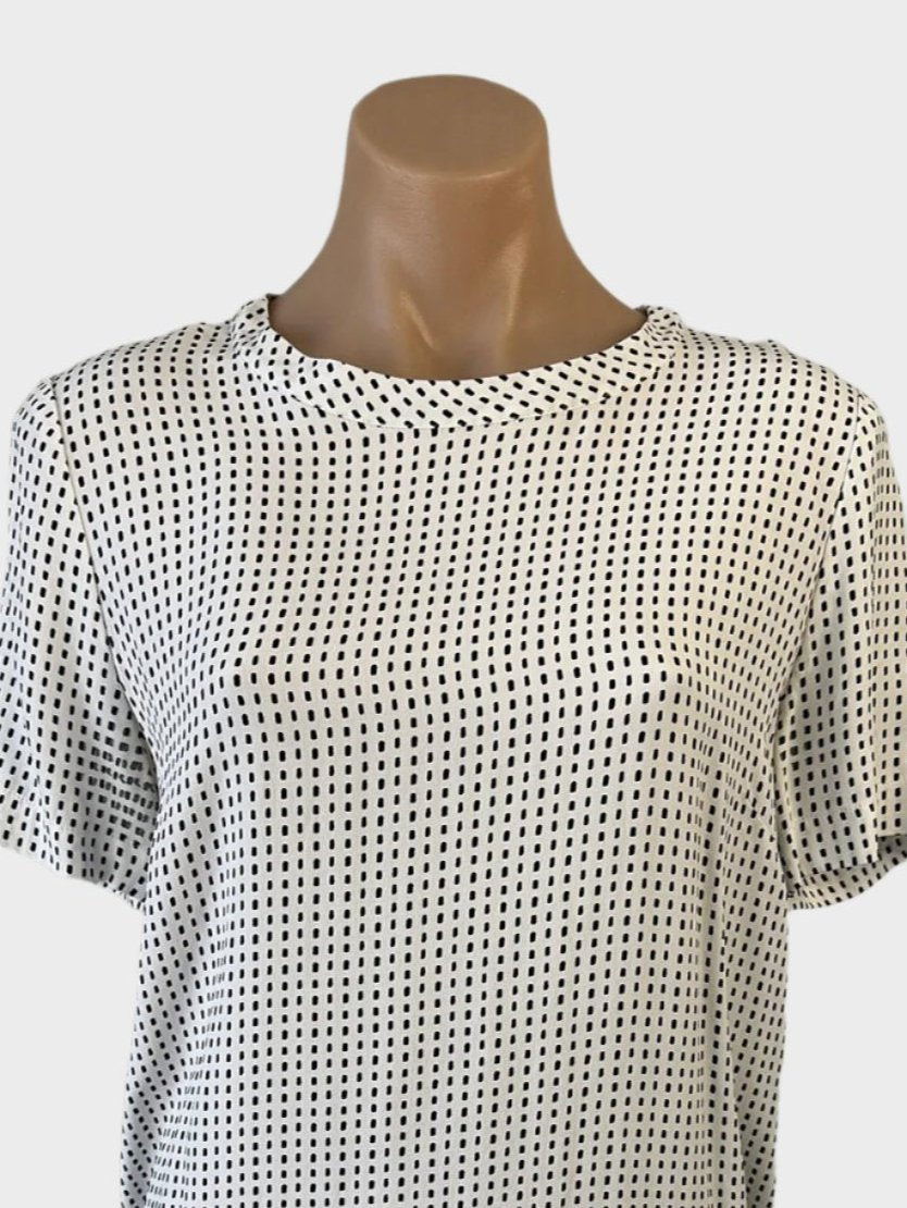 Perri Cutten | top | size 12 | short sleeve | made in Australia 🇦🇺