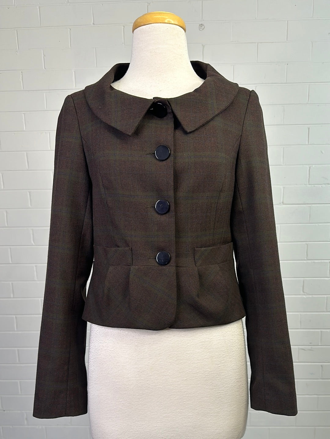 Cue | coat | size 8 | single breasted | made in Australia