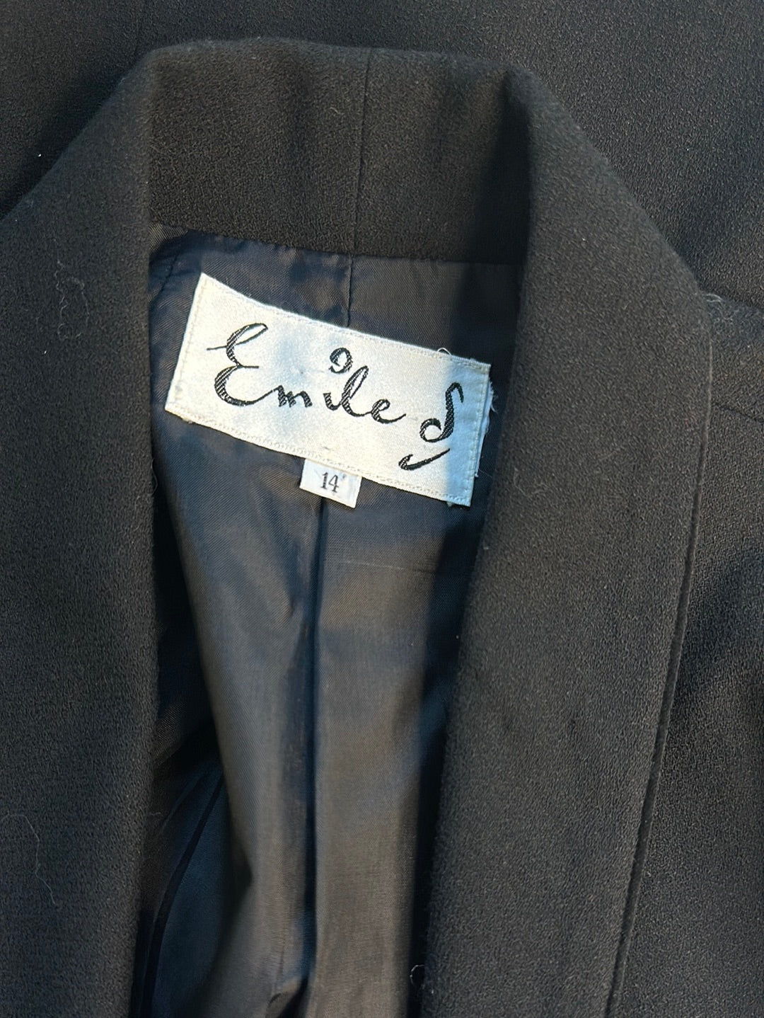 Emile S | jacket | vintage 90's |size 14 | single breasted