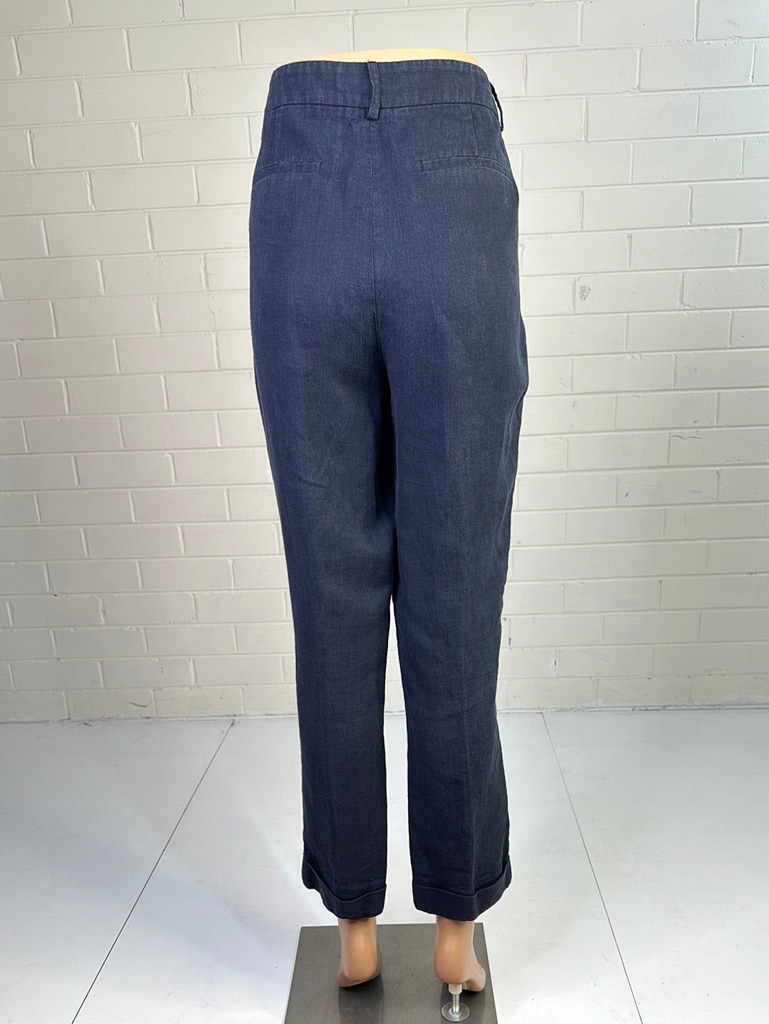 Sportscraft | pants | size 12 | tapered leg | 100% linen