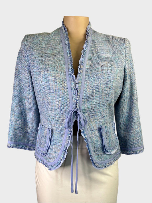 Anthea Crawford | jacket | size 16 | single breasted | made in Australia 🇦🇺