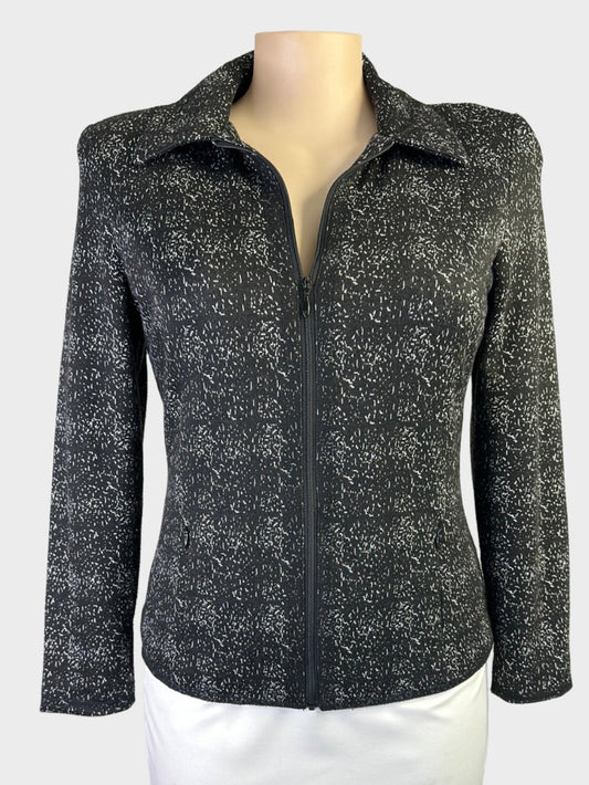 Blue Illusion | jacket | size 14 | zip front
