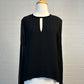 ELIZABETH AND JAMES | New York | top | size 12 | long sleeve | 100% silk