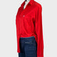 Jaeger | London | vintage 70's | shirt | size 12 | long sleeve | 100% cotton | made in Italy